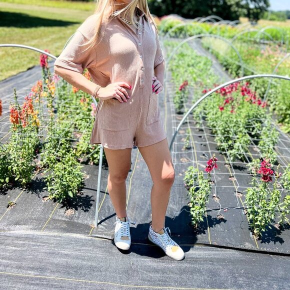 Ronnie Ribbed Romper - Picture 6 of 6